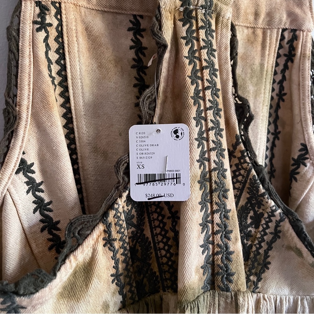 Free People Bali Devon Skirtall in Olive - Picture 8 of 10